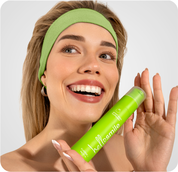 This green apple-flavored toothpaste is awesome! As I brush, I feel a refreshing tart note without any stinging.